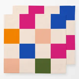 Servietten Color Checks