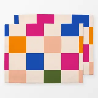 Tischset Color Checks