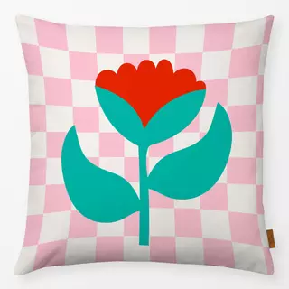 Kissen Sweet Flower Pattern Green