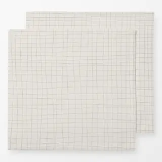 Servietten Summer Checks Beige