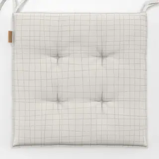 Sitzkissen Summer Checks Beige