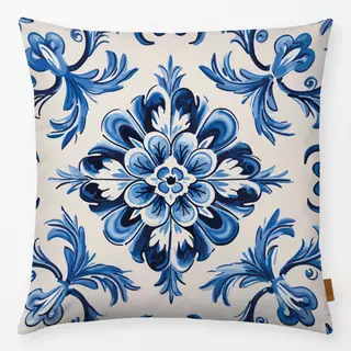 Kissen Floral Fliesen - Lisabon