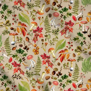 Meterware Bunter Herbst Wald Sand