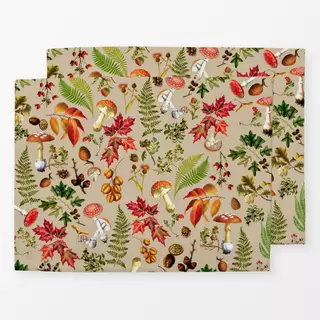 Tischset Bunter Herbst Wald Sand