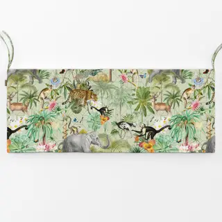 Bankauflage Tropischer Jungle Garten 4