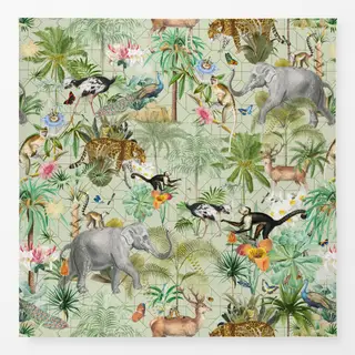 Tischdecke Tropischer Jungle Garten 4