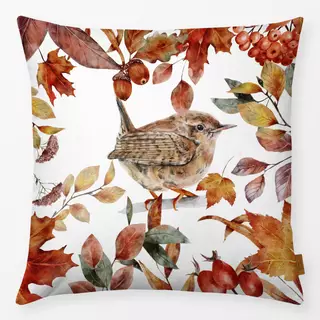 Kissen Goldener Herbst Spatz