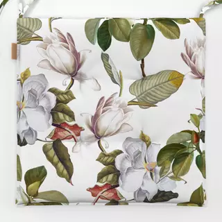 Sitzkissen Vintage Magnolien Blüten