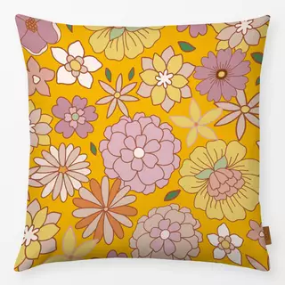 Kissen Retro 70s Flowers