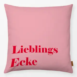 Kissen Lieblingsecke- pink