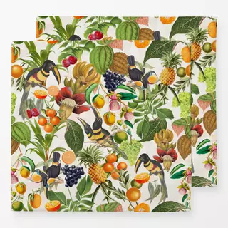 Servietten Tropischer Jungle Garten 12