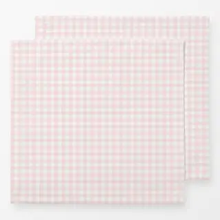 Servietten Sommer Karo Pink Weiß