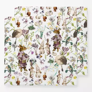 Servietten Vintage Osterhasen Muster