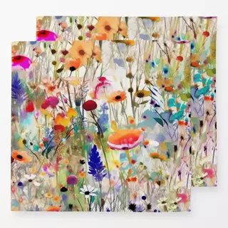 Servietten Abstrakte Wildblumen Wiese