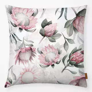 Kissen Pastel Protea Muster