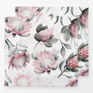 Servietten Pastel Protea Muster