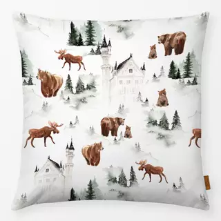 Kissen Winterweiße Weihnacht Wald 2