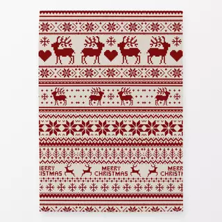 Geschirrtücher Merry Christmas rot sand