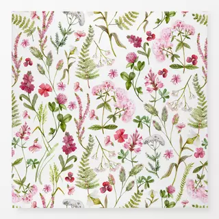 Tischdecke Rosa Wildblumen Wiese