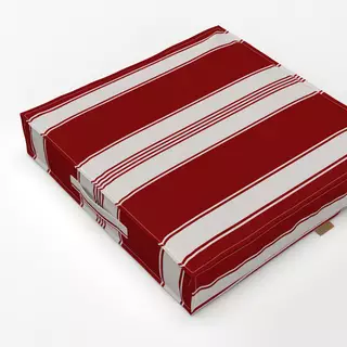 Bodenkissen Weihnachtsstreifen Rot 1