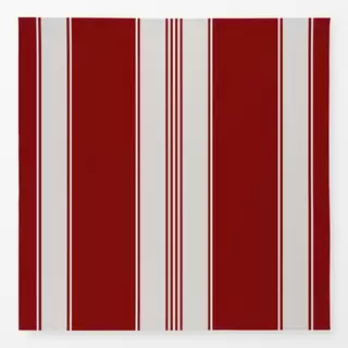 Tischdecke Weihnachtsstreifen Rot 1