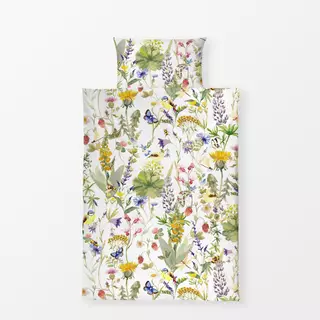 Bettwäsche Bunte Wild- und Wiesenblumen