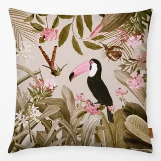 Kissen Tukan im exotischen Dschungel
