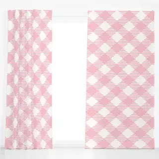Dekovorhang Süßes Sommer Gingham
