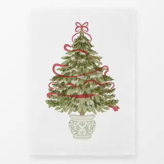 Geschirrtücher Weihnachtsbaum Nostalgie 1