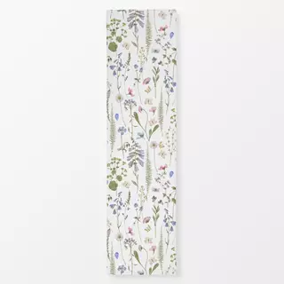 Tischläufer Wildblumen und Schmetterlinge