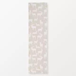 Tischläufer Rehwild und Hirsche beige