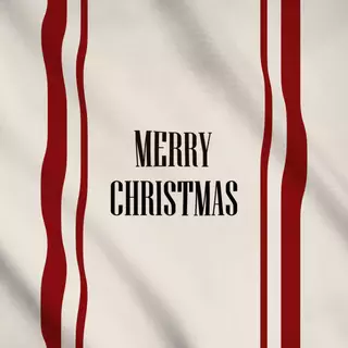 Meterware Merry Christmas Streifen