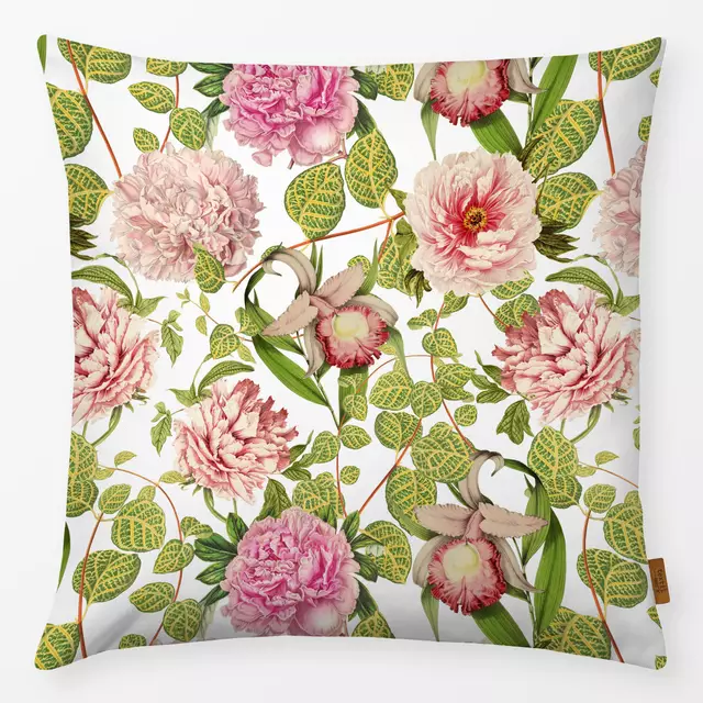 Kissen Exotische Vintage Blumen von Uta Naumann