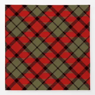 Tischdecke Herbst Tartan