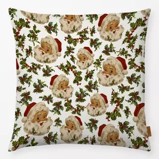 Kissen Vintage Santa Claus offwhite