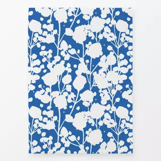 Geschirrtücher Blauer Blumen Garten