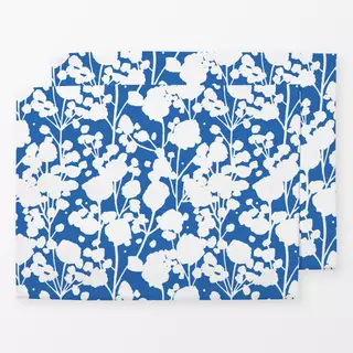 Tischset Blauer Blumen Garten