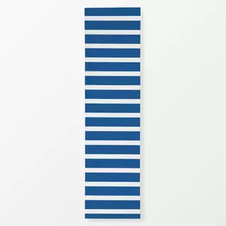 Tischläufer Blau Weiße Streifen