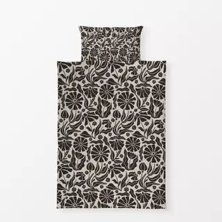 Bettwäsche Blockprint Sommer Blumen 4