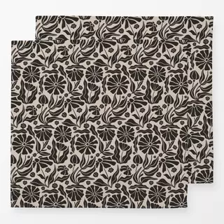 Servietten Blockprint Sommer Blumen 4