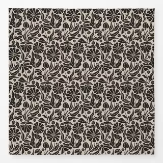 Tischdecke Blockprint Sommer Blumen 4
