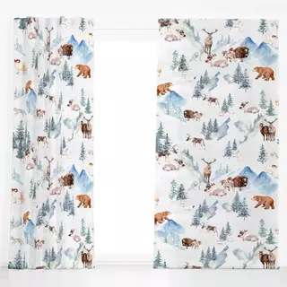 Dekovorhang Winter Wunderland 1