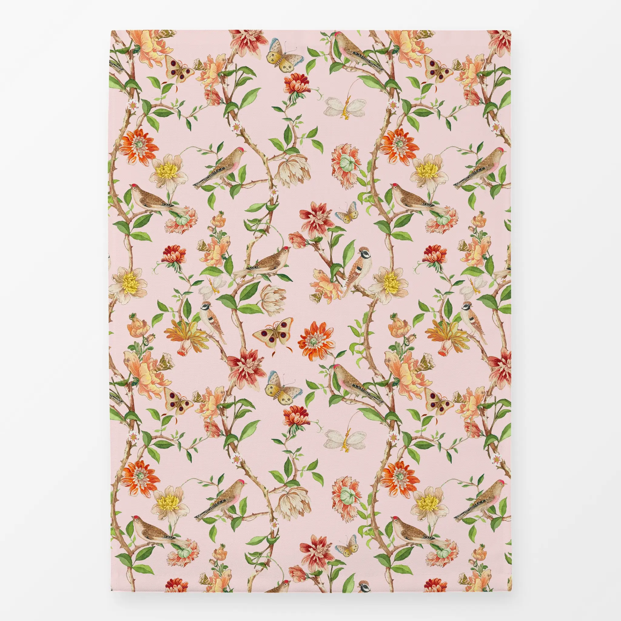 Geschirrtücher Vintage Rococo Vogel Garden - Sommer, Tiere, Pflanzen & Botanik - von „Uta Naumann"; Blumen, Bäume, Vogel, Ti...
