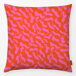 Kissen Sommer Blumen Pink 6