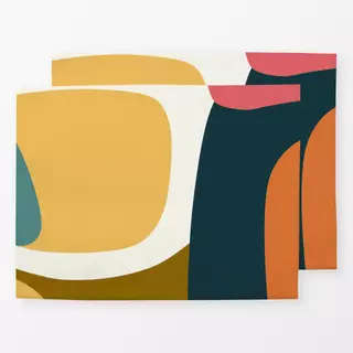 Tischset Herbst Abstrakt 1