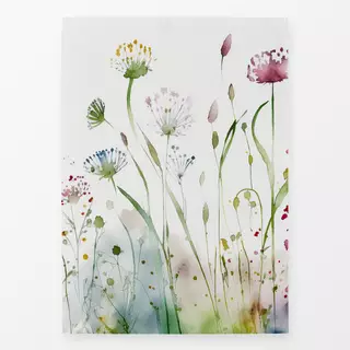 Geschirrtücher Wasserfarben Wildblumenwiese 2