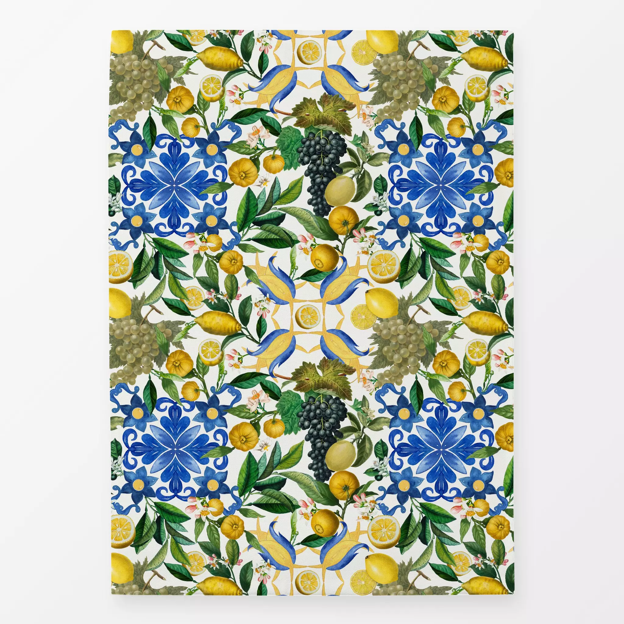 Geschirrtücher Mediterraner Sommer - Blumen & Florales, Sommer - von „Uta Naumann"; urlaub, vintage, mediterran, sommerlich,...