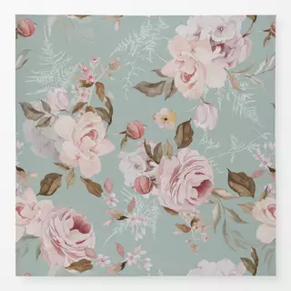 Tischdecke Wasserfarben Vintage-Rosen