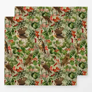 Servietten Dunkel Beige