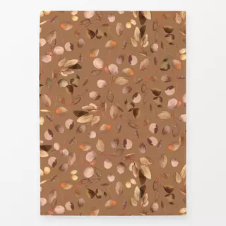 Geschirrtücher Gold Eukalyptus Blätter Bronze